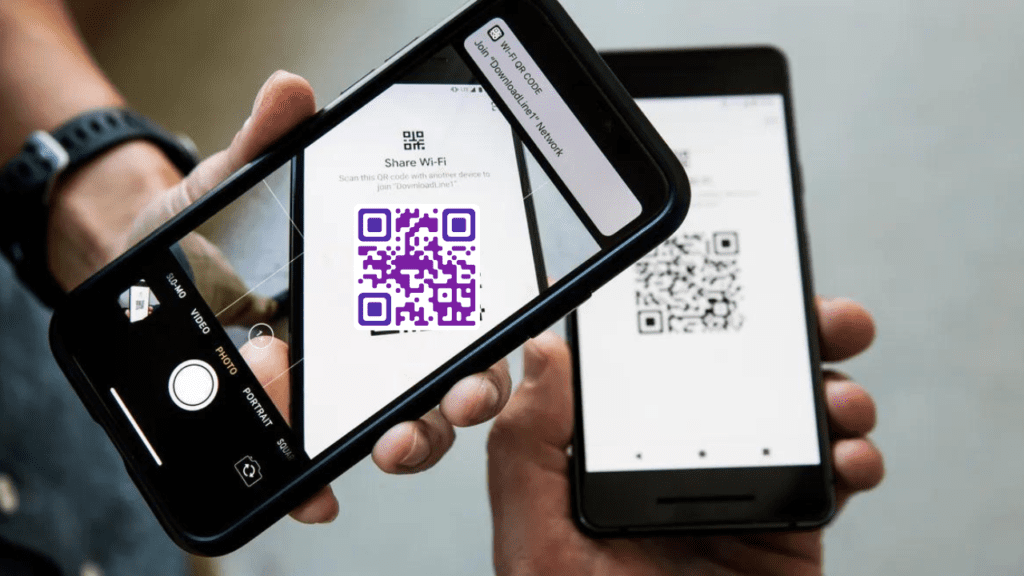 how to scan wi-fi qr code huawei
